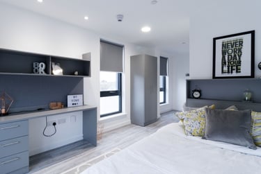 Classic Plus En Suite at Oldway Centre, 39 High Street, City Centre, Swansea, SA11LA - Image 1